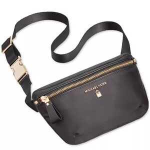 MICHAEL Michael Kors Black Nylon Fanny Pack